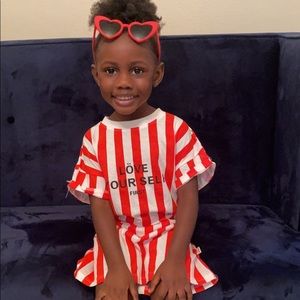 Striped T-shirt Dress NWT